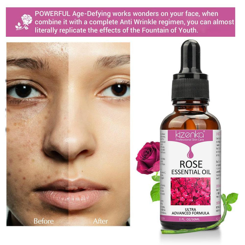 Rose Essential Oil, Face Rose Oil, Moisturizer Rose Oil, Anti Ageing & Anti  Wrinkle Serum, Rose oil for Face, Skin Care - 30ml